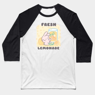 Zesty Creations: Loppi Tokki's Lemonade Extravaganza Baseball T-Shirt